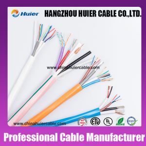 Round plat CAT3 CAT5 CAT5E CAT6 UTP 2/4/6/8 pè Lan kab rezo kab Ethernet kab